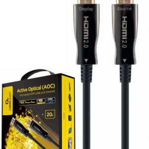 CCBP-HDMI-AOC-20M-02 Gembird Active Optical (AOC) High speed HDMI cable with Ethernet Premium 20m