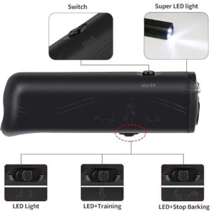 SMART-DOG-FLASHLIGHT-AGG-01 Gembird Snažan ultrazvučni RASTERIVAC PASA, Dreser za pse
