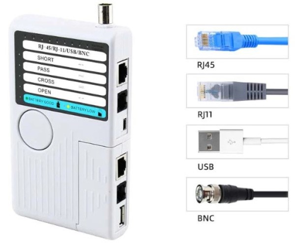 Tester Kablovski LAN Noyafa NF-3468 RJ11/ RJ45/ USB/ BNC Alati SOPING.RS 43 Tester Kablovski LAN Noyafa NF-3468 RJ11/ RJ45/ USB/ BNC - Слика 3