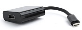 VIDEO Adapter 4K USB-C to HDMI, M/F, Cable, Black – A-CM-HDMIF-01 Kablovi i adapteri SOPING.RS VIDEO Adapter 4K USB-C to HDMI, M/F, Cable, Black - A-CM-HDMIF-01