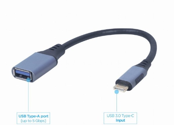 A-USB3C-OTGAF-01 Gembird USB-C to OTG AF adapter, space grey USB adapteri SOPING.RS 42 A-USB3C-OTGAF-01 Gembird USB-C to OTG AF adapter, space grey - Слика 2