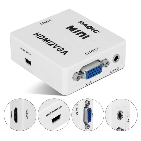 A-HDMI-VGA-Mini ** Gembird input HDMI to VGA (901) (289) HDMI adapteri SOPING.RS 41 A-HDMI-VGA-Mini ** Gembird input HDMI to VGA (901) (289)