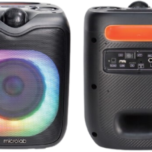 Microlab PT601W karaoke zvucnik 80W, Bluetooth, LED, 7,4V/3600mAh, Aux, USB, microSD, FM + Mic*1kom