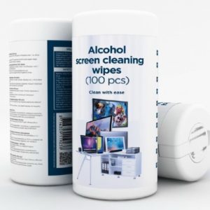 CK-AWW100-01 Gembird Alcohol maramice za ciscenje, microfiber 100 kom
