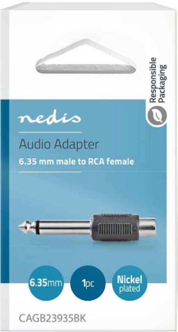 CAGB23935BK Audio Adapter 6.35mm RCA zenski Ostali adapteri SOPING.RS 42 CAGB23935BK Audio Adapter 6.35mm RCA zenski - Слика 2