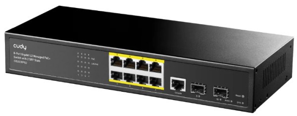 Cudy GS2008S2 8-Port Layer 2 Managed Gigabit Switch with 2 Gigabit SFP Slots Svičevi SOPING.RS 42 Cudy GS2008S2 8-Port Layer 2 Managed Gigabit Switch with 2 Gigabit SFP Slots - Слика 2