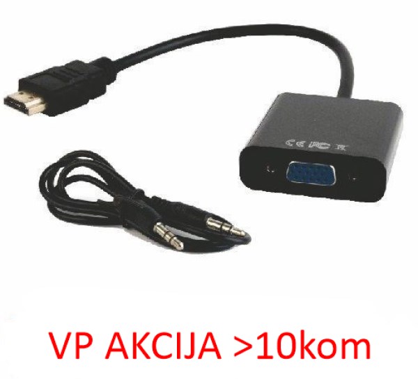 A-HDMI-VGA-06 ** Gembird HDMI to VGA + AUDIO adapter cable, single port (alt A-HDMI-VGA-03, 439) HDMI adapteri SOPING.RS 44 A-HDMI-VGA-06 ** Gembird HDMI to VGA + AUDIO adapter cable, single port (alt A-HDMI-VGA-03, 439) - Слика 4