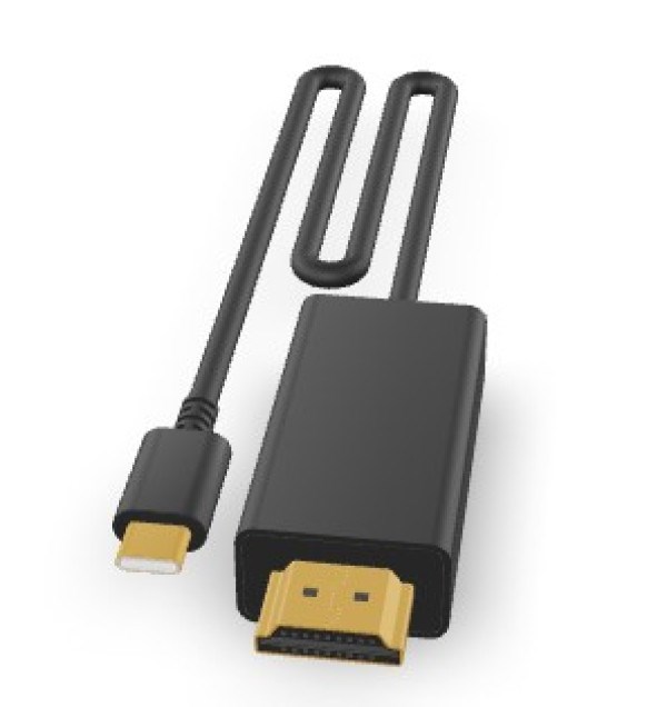 A-CM-HDMIM-01 Gembird USB-C male to HDMI-male adapter, 4K 30Hz, 2 m, black HDMI adapteri SOPING.RS 42 A-CM-HDMIM-01 Gembird USB-C male to HDMI-male adapter, 4K 30Hz, 2 m, black - Слика 2