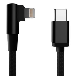 CC-USB2-CMLML-0.2M Gembird Kabl USB-C na 8pin pod uglom 0,2m Black