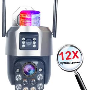 CAM-IP6MP-EP5-12X * ZOOM GMB kamera  6 mpix microSD iCSee xmeye pro Two-way PTZ ip66,2x3.6mm(6369)