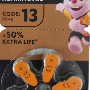 Duracell Hearing Aid ZA13 1,45V Baterija za slušni aparat PAK6 NEW