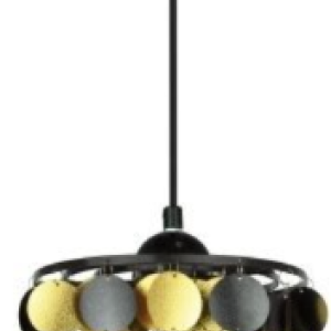 Mitea M428 Viseća lampa 1xE27, crna + zlatna, Max 60W