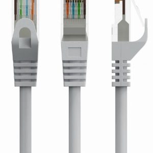 PP6U-CU-5M Gembird Mrezni kabl, CAT6 BAKARNI UTP Patch cord 5m grey