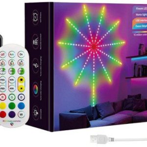 RGB LED vatromet, 10x0.3m+1x1m, 94 LED, DC LVT-30/94