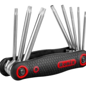 Alat RH-2021 Sklopivi SET TORX Kljuceva 8-DELNI CR-V T9-T40 Alati SOPING.RS Alat RH-2021 Sklopivi SET TORX Kljuceva 8-DELNI CR-V T9-T40