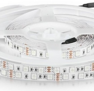 V-TAC LED TRAKA 5050 60LED, 7W, 12V, RGB, IP20, SKU-212120
