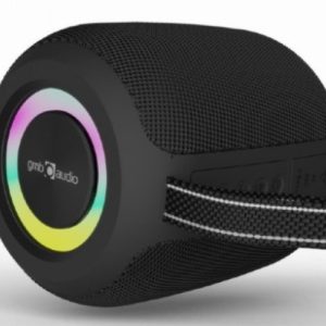 SPK-BT-LED-05-BK Gembird Portable Bluetooth RGB LED TWS speaker, 8W, BT, FM, USB, Handsfree, Black