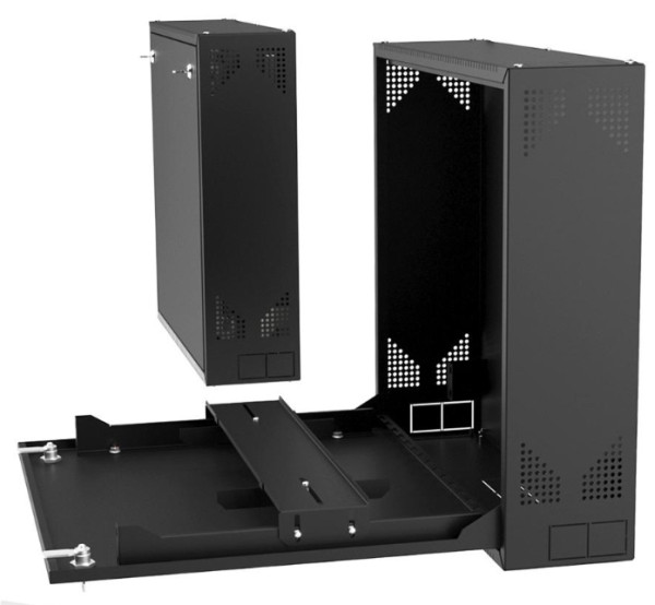 REK CRNI DVR BOX za zid 560×540×150mm Rekovi i oprema SOPING.RS 41 REK CRNI DVR BOX za zid 560×540×150mm