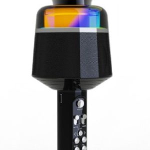 MICBT-01-BK Gembird bezicni karaoke mikrofon sa zvucnikom 3W, LED, black
