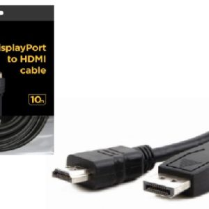CC-DP-HDMI-10M Gembird DisplayPort na HDMI digital interface kabl 10m