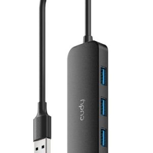 Cudy UH40A HUB 4 USB3.0 4-port, storage speed 5Gbps, black (alt. UHB-U3P4-03)