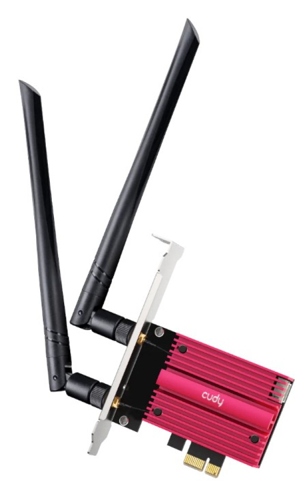 Cudy WE3000S 2.0v AX5400 Wi-Fi 6E Bluetooth 5.3 PCI-E Adapter Wireless SOPING.RS 41 Cudy WE3000S 2.0v AX5400 Wi-Fi 6E Bluetooth 5.3 PCI-E Adapter