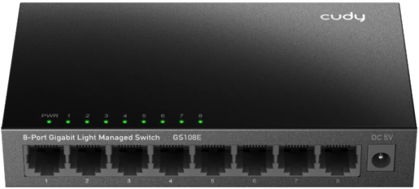 Cudy GS108E 8-Port Gigabit Light Managed Switch Svičevi SOPING.RS 41 Cudy GS108E 8-Port Gigabit Light Managed Switch