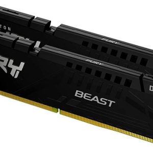 DDR5 64GB (2x32GB) 6400MHz [FURY BEAST], Non-ECC UDIMM, CL32 1.4V, 288-Pin 2Rx8, Black, Memory Kit,  - KF564C32BBEK2-64