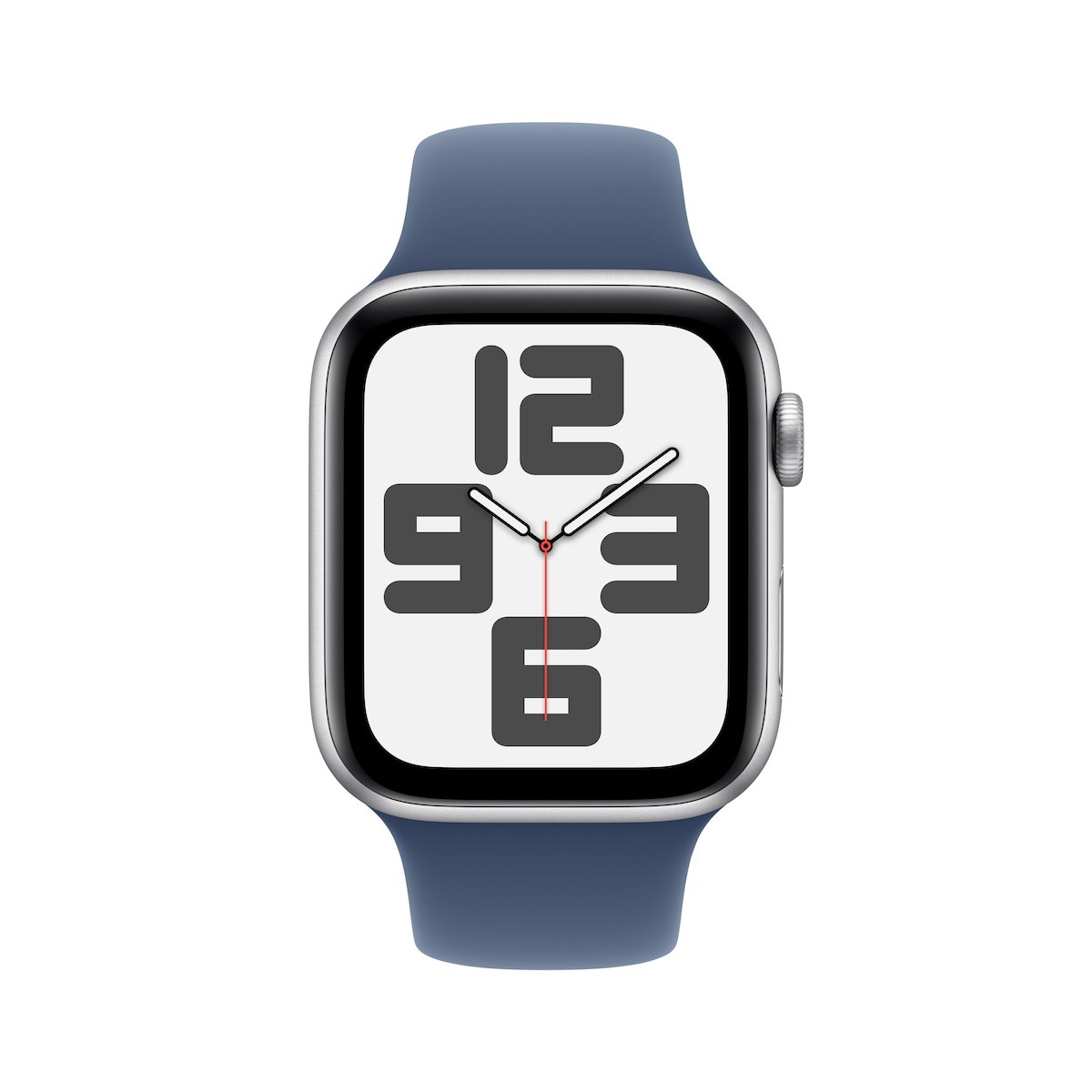 Apple Watch SE GPS 40mm Silver Aluminium Case with Denim Sport Band - M/L - Слика 2