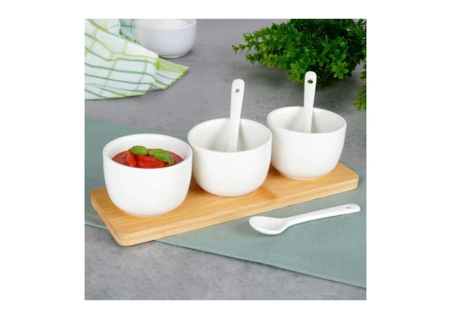 Vilde 139687 -Set od tri cinije sa kasikama – Beli Posuđe i kuhinjska oprema SOPING.RS 41 Vilde 139687 -Set od tri cinije sa kasikama - Beli
