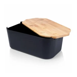 Vilde 259301 - Kutija za hleb  33 x 18,5 x 12 cm - Crna
