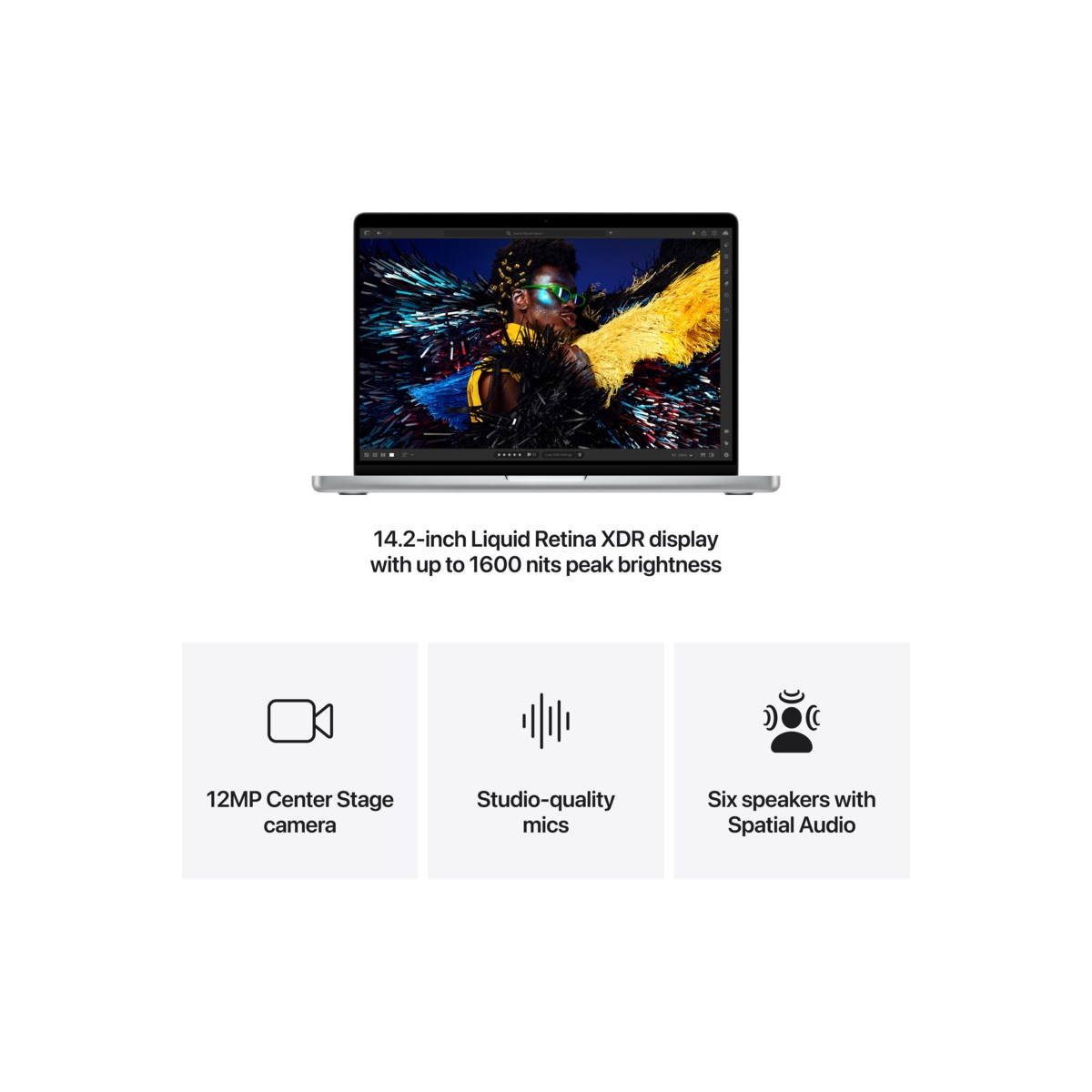 14-inčni MacBook Pro M4 Pro sa 14-jezgarnim CPU-om i 20-jezgarnim GPU-om, 24GB objedinjene memorije - Слика 6