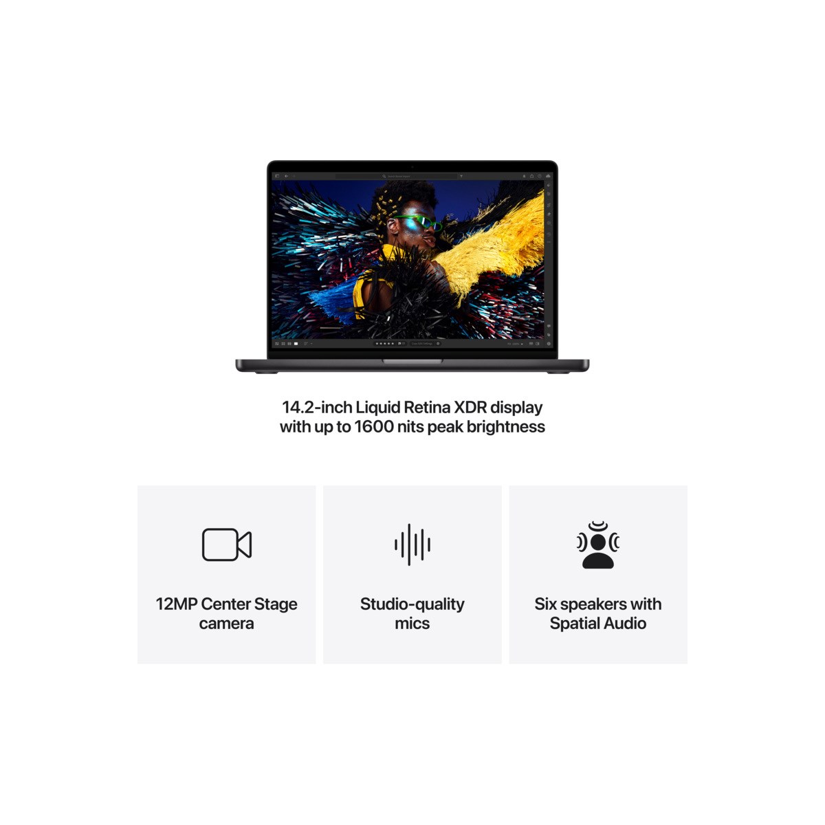 14-inčni MacBook Pro M4 Pro sa 12-jezgarnim CPU-om i 16-jezgarnim GPU-om, 24GB objedinjene memorije - Слика 5
