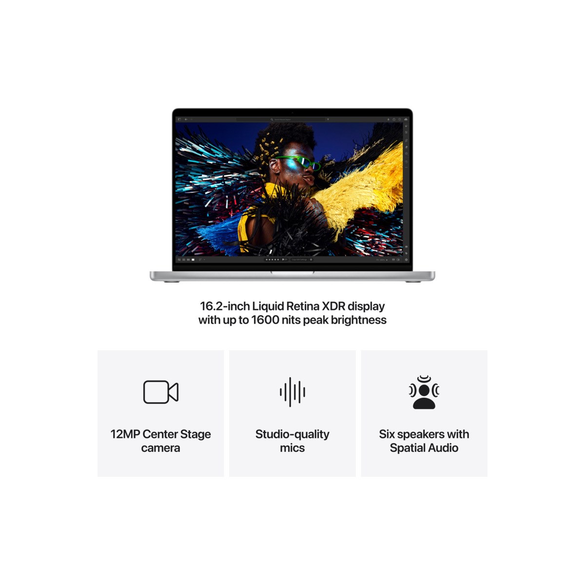 16-inčni MacBook Pro M4 Pro sa 14-jezgarnim CPU-om i 20-jezgarnim GPU-om, 48GB objedinjene memorije - Слика 5