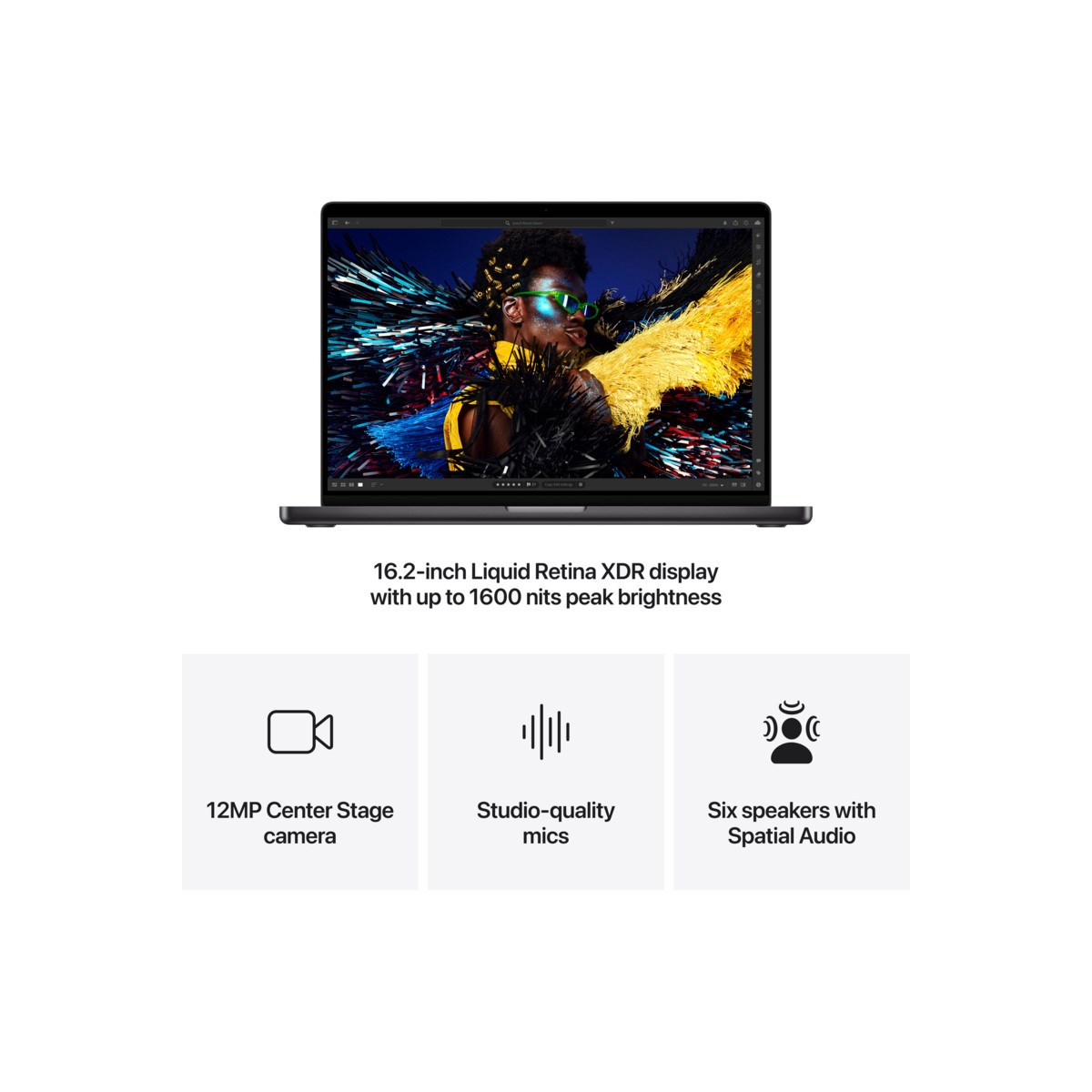 16-inčni MacBook Pro M4 Pro sa 14-jezgarnim CPU-om i 20-jezgarnim GPU-om, 48GB objedinjene memorije - Слика 7