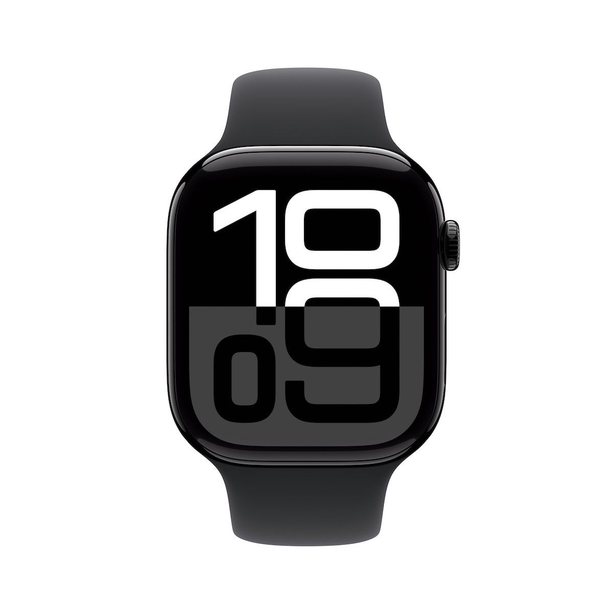 Apple Watch Series 10 GPS 46mm Jet Black Aluminium Case with Black Sport Band - S/M - Слика 2
