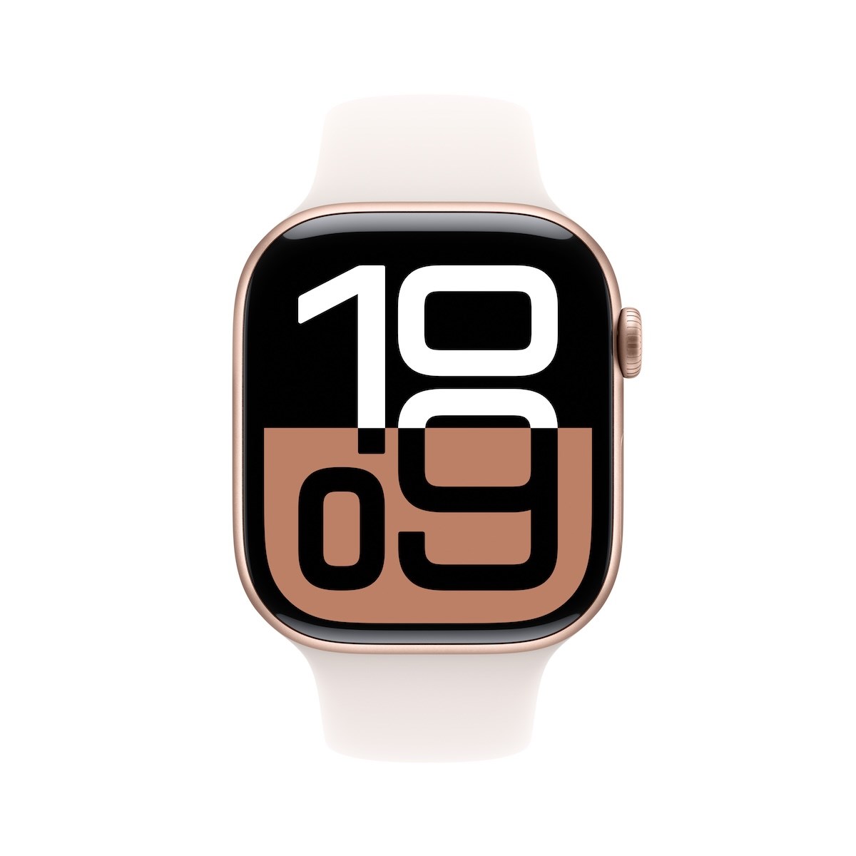 Apple Watch Series 10 GPS 42mm Rose Gold Aluminium Case with Light Blush Sport Band - S/M - Слика 2