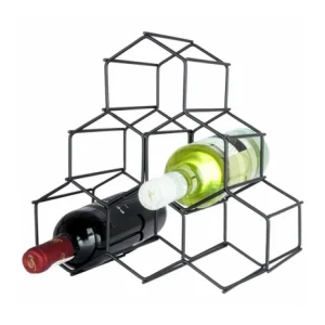 Vilde 229059 - Metalni stalak za vino 29.5 x 28.5cm