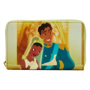 Disney Princess And The Frog Scene Zip Around Wallet