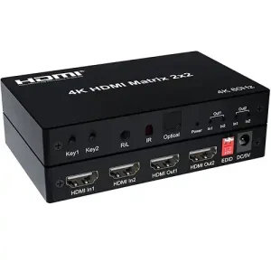 HDMI swich 4K Matrix 2×2 Kettz HM-K252 60Hz KVM svičevi SOPING.RS HDMI swich 4K Matrix 2x2 Kettz HM-K252 60Hz