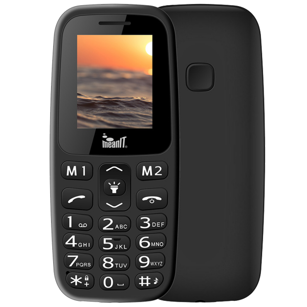 Meanit Mobilni telefon, 1.77 ekran, Dual SIM, BT, SOS dugme, Crni Veteran Skeneri SOPING.RS 41 Meanit Mobilni telefon, 1.77 ekran, Dual SIM, BT, SOS dugme, Crni Veteran