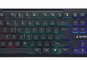 KB-UML-02 Gembird Rainbow multimedijalna tastatura sa pozadinskim osvetljenjem, US layout USB