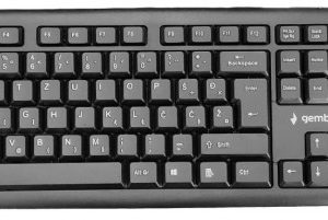 KB-U-103-YU ** Gembird Standardna tastatura SRB (YU) layout black USB (404)
