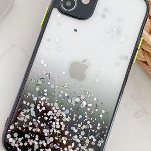 MCTK6-SAMSUNG S21 Plus * Furtrola 3D Sparkling star silicone Black (89)
