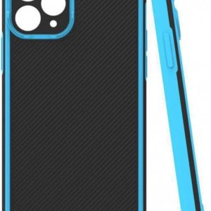 MCTR82-OnePlus 8 Pro * Textured Armor Silicone Blue (79)