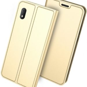 MCLF12-SAMSUNG A72 * Futrola Leather Luxury FLIP Gold (179)