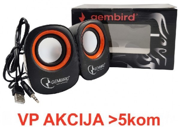SPK-107 ** Gembird Stereo zvucnici Orange/Black, 2 x 3W RMS USB pwr, 3.5mm kutija sa prozorom (379) Zvučnici za računare SOPING.RS 42 SPK-107 ** Gembird Stereo zvucnici Orange/Black, 2 x 3W RMS USB pwr, 3.5mm kutija sa prozorom (379) - Слика 2