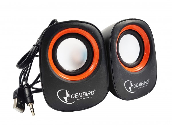 SPK-107 ** Gembird Stereo zvucnici Orange/Black, 2 x 3W RMS USB pwr, 3.5mm kutija sa prozorom (379) Zvučnici za računare SOPING.RS 41 SPK-107 ** Gembird Stereo zvucnici Orange/Black, 2 x 3W RMS USB pwr, 3.5mm kutija sa prozorom (379)