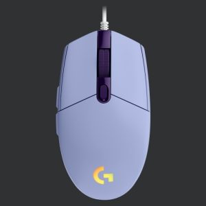 Logitech G102 Lightsync Gaming Wired Mouse, Lilac USB