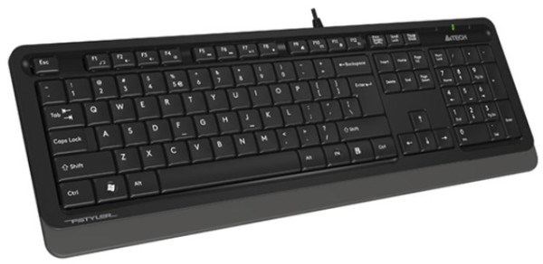 A4-FK10 US GREY A4Tech Fstyler Multimedia comfort tastatura, FN funkcije, vodootp. US-LAYOUT, USB Tastature SOPING.RS 42 A4-FK10 US GREY A4Tech Fstyler Multimedia comfort tastatura, FN funkcije, vodootp. US-LAYOUT, USB - Слика 2